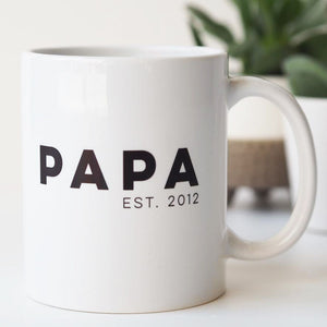 PAPA Personalised Mug for Dad - Father_s Day Gift - Personalised Mug For Dad